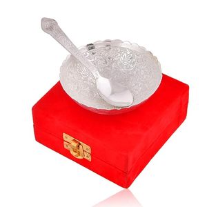 Juego de Caja de Terciopelo de Lujo Estilo Alemán, Diseño Moderno, Bandeja de Aluminio Multifuncional, Cuchara, Decoración para el Hogar, Frutos Secos, Dulces, Bodas - Product Image 6