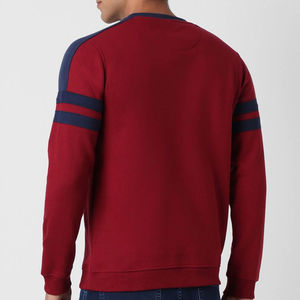 Nouvel Arrivage – Sweat-shirt Homme Col Rond Coupe Ample et Oversize, Blocs de Couleurs Basiques, Qualité Supérieure, en Coton Mélangé Personnalisable - Product Image 2