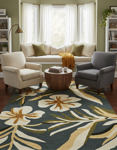 Alfombra de lujo moderna hecha a mano con mechones, 100% lana de alta calidad para sala de estar y habitación infantil. - Product Image 2