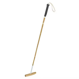 Bâton de polo en bois avec tête rose, poignée antidérapante pour l'entraînement physique, la coordination, la pratique des compétences sportives et les exercices - Product Image 3