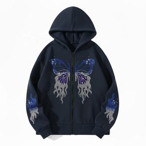 เสื้อฮู้ดซิปซับลิเมชั่นแฟชั่นฤดูหนาวสำหรับผู้ชายรุ่นเฮฟวี่เวท คุณภาพดีที่สุด ใส่สบาย ระบายอากาศได้ดี แห้งเร็ว เหมาะสำหรับกิจกรรมกลางแจ้ง - Product Image 4