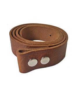 Cinturón de Cuero Marrón Vintage, Marrón Liso, Negro, Azul Marino, Simple, Duradero, Regalo Promocional, 1-1/2 Pulgadas de Ancho - Product Image 1