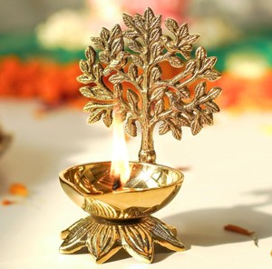 Pure <b>Brass</b> <b>Candlestick</b> Holder | Religious Puja & Home Decoration | Handcrafted Durable Design - Product Image 1