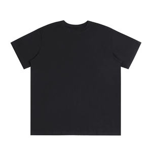 Camisetas al por mayor para hombre y mujer, de algodón grueso de 260 gramos, manga corta, estilo urbano, holgadas, para gimnasio y universidad - Product Image 1
