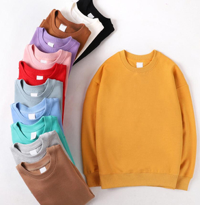 Sweat-shirt épais uni à épaules tombantes pour homme – Vêtement de mode couleur unie – Pulls pour homme en promotion - Product Image 2