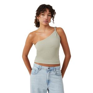 Nouveau design – Débardeurs pour femmes à épaule unique, style streetwear, coupe courte, décontractés, les plus vendus en gros - Product Image 1