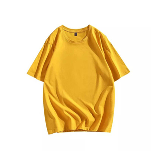 เสื้อยืดคอกลมทรงหลวมโอเวอร์ไซส์ พิมพ์ลายโลโก้ ผ้าฝ้าย 100% เสื้อยืดผู้ชาย แขนสั้น ดีไซน์เนอร์ ผลิตในปากีสถาน - Product Image 5