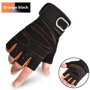 Guantes de Gimnasio Unisex de Medio Dedo en Cuero para Levantamiento de Pesas y Fitness - Ligeros y Ecológicos - Product Image 5