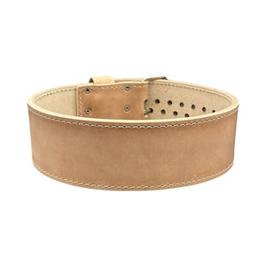 Genuine Suede Leather Single Prong Weightlifting Belt Custom Logo & Color 10MM Powerlifting Belt Gym Squad Workouts <b>Back</b> <b>Support</b> - Product Image 2