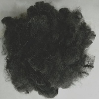 Vikohasan Certifié 7D HD Noir 100% Fibre Courte de Polyester Rembourrage Creux Synthétique Recyclé Certifié Oeko-Tex