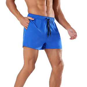 Shorts de sport respirants pour hommes, personnalisables avec cordon de serrage, service OEM, anti-plis, séchage rapide, écologiques, pour l'été - Product Image 4