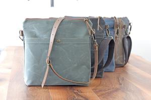 Sac fourre-tout en cuir et toile, couleur unie, broderie, imperméable, durable, vintage, grande capacité, sac à bandoulière, sac à main, voyage, travail, shopping - Product Image 3