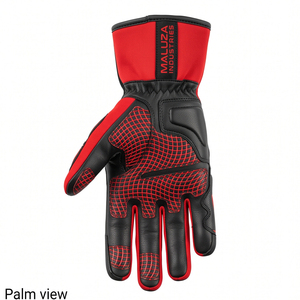 Gants de travail en polyester durables pour mécaniciens, avec fermeture auto-agrippante, protection des phalanges, compatibles écran tactile, antidérapants et poignet renforcé - Product Image 2