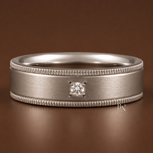Anillo de Boda de Diamantes Cultivados en Laboratorio de Lujo, 3.00CT, 5.5mm de Ancho, Oro de 14K, Anillo de Joyería Fina Premium para Aniversario - Product Image 1