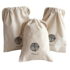 Bolsas de regalo de terciopelo suave pequeñas de tamaño personalizado de lujo, bolsa de embalaje con cordón colorido, bolsas de cosméticos de algodón ecológicas personalizadas - Product Image 1