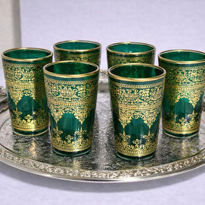 Meilleures ventes : Services à café et à thé en verre, design bohème arabe, écologiques, en coffret cadeau pour les fêtes - JM INTERNATIONAL - Product Image 1