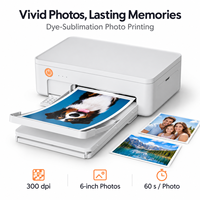 Imprimante photo portable de poche AiYin Z11 Mini couleur USB en plastique 6 pouces 300 DPI par sublimation thermique avec batterie intégrée pour la maison