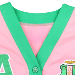 เสื้อคาร์ดิแกนปักเลื่อมสีชมพูเขียว แบรนด์ AKA  แบบติดกระดุม  แขนเสื้อวิบวับ  แฟชั่นแจ็คเก็ตผู้หญิง  ทันสมัย  ชุดเก๋ไก๋ - Product Image 6