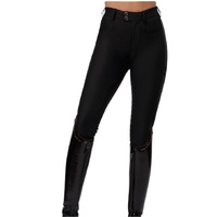 Pantalones ecuestres de alto rendimiento de fabricación personalizada, pantalones ajustados para abrazar el cuerpo, ropa de equitación para mujeres, hombres y niños