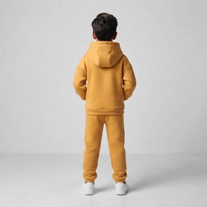 Conjuntos Deportivos de Poliéster/Algodón Estampados o Lisos, Transpirables, Ligeros, de Invierno, Tallas Grandes, Personalizados OEM, para Niños Unisex, Sudaderas con Capucha - Product Image 5