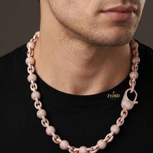 สร้อยคอทองคำ 18K ประดับลูกปัดแบบ Pave ดีไซน์หรูหราสไตล์นักออกแบบ - Product Image 3