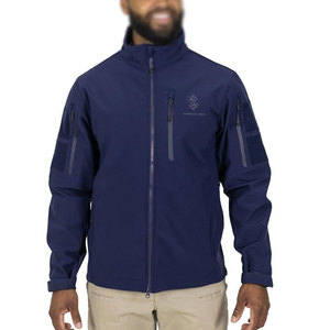 Service OEM, logo personnalisé, veste softshell pour homme, col montant décontracté, fermeture éclair, veste d'hiver respirante et écologique, meilleur prix - Product Image 1