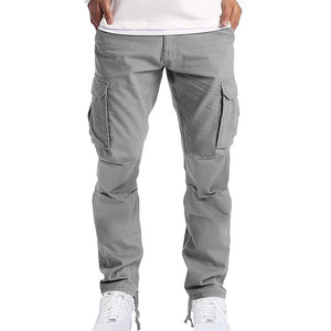 Pantalon cargo décontracté pour homme, écologique, confortable, respirant, lavé, design tendance, pantalon pour homme, best-seller - Product Image 1