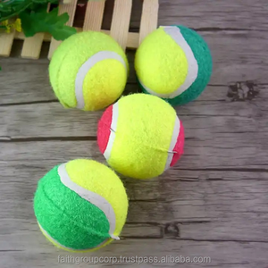Meilleures ventes OEM, balles de tennis rouges et de couleurs variées en gros, fabriquées en usine, avec impression sur tissu en caoutchouc - Product Image 4