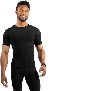 Best Material Made <b>Men</b> <b>Compression</b> <b>Shirts</b> Breathable Custom Logo Fitness Wear New Design <b>Compression</b> <b>Shirts</b> - Product Image 4