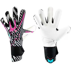 Econex Sports Football Goalkeeper Gloves <b>Full</b> Finger Non <b>Slip</b> Breathable Adjustable Wrist Strap Unisex Latex Material Powerful - Product Image 2