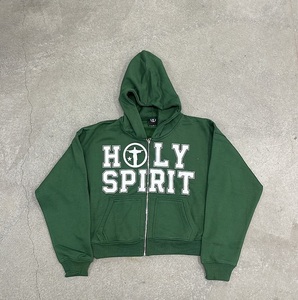 เสื้อฮู้ดซิปผู้ชายขายส่ง แขนยาว สไตล์สตรีทแวร์ รับออกแบบลายเสื้อฮู้ด - Product Image 1