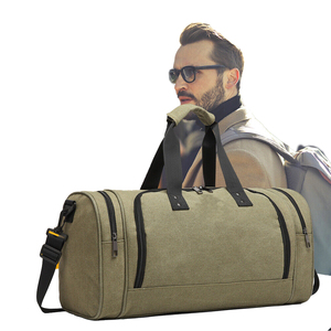 Custom <b>Canvas</b> Gym <b>Bag</b> <b>Large</b> Capacity Waterproof Duffel <b>Bag</b> for Travel Sports Fitness Weekend Overnight Carry On Luggage - Product Image 6