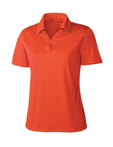 Polo personnalisé pour femme, nouvelle collection, manches courtes, 100% polyester, logo et couleur personnalisés. - Product Image 6