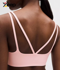 Sujetador Deportivo de Yoga para Mujer XEEP de Alta Calidad XC-SB-187, Diseño Sólido y Simple, Transpirable, con Tirantes Ajustables y Almohadillas Extraíbles, Alto Soporte - Product Image 4