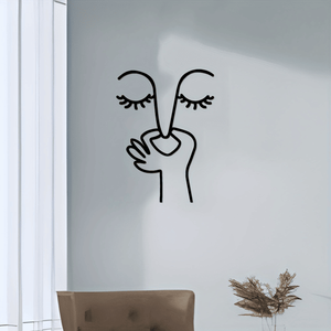 Adesivo da Parete Minimalista per WC, Design Impermeabile, Arte Divertente per il Bagno, Servizio di Ritiro Disponibile - Product Image 5