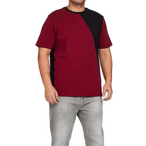 Camisetas Lisas al por Mayor, Rojas, de Algodón, Cuello Redondo, Color Sólido, Ecológicas, de Manga Corta, Corte Regular, para Serigrafía - Product Image 4