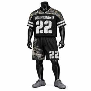 High Quality Sublimation Football Jersey Unique Design Shorts Sets Solid Short Sleeve Breathable Mesh Wholesale Price <b>Tracksuits</b> - Product Image 4