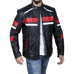 2026 High Quality <b>Men's</b> Genuine Cowhide <b>Leather</b> Winter Stand Collar Eco-Friendly Breathable Waterproof <b>Men's</b> <b>Leather</b> <b>Jacket</b> - Product Image 2