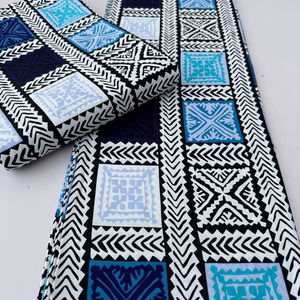 Tela Africana Ghana Ankara 100% Algodón con Diseño Vibrante para Confección de Ropa, Artesanía y Tela para Pañuelos Congo - Product Image 1