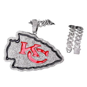 Colgante de Alta Calidad con Símbolo de Paz y Cristales de Imitación, Estilo Hip Hop, Joyería Unisex para Uso Diario, de Proveedor Indio - Product Image 5