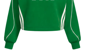 Sweat-shirt décontracté en coton pour femme Iota Phi Lambda Sorority, pull à col rond brodé en molleton tricoté - Product Image 4