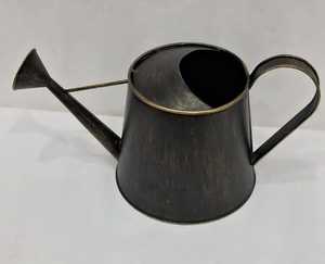 Arrosoir noir mat, arrosoir finition or, arrosoir finition argent, arrosoir en métal peint, arrosoir gaufré - Product Image 2