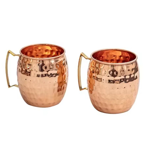 Metal <b>Copper</b> Mug Handmade Eco-Friendly High Quality Classic Goblet Bottle Opener & Ice Bucket Set Luxury Home Bar Uses - Product Image 1
