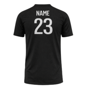 Maillot de baseball personnalisé rouge et noir avec col en V, nom d'équipe et numéro de joueur personnalisés pour vêtements de sport et uniformes pour hommes - Product Image 3