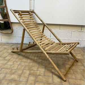 Chaise longue en bambou naturel, chaise longue de jardin en bambou, fabrication artisanale, fournisseur en gros, fabricant du Vietnam - Product Image 1