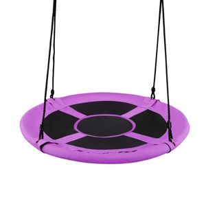 Columpio de Árbol con Forma de Platillo Volador de 40 Pulgadas, Juego de Interior y Exterior - Product Image 1