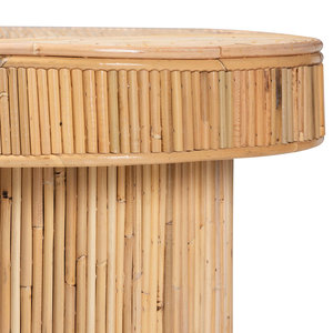 Table console bohème moderne en rotin naturel Mobilier élégant fait main - Product Image 6