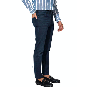 Pantalones Vaqueros de Mezclilla para Hombre, Estilo Nuevo, Elásticos, de Pierna Recta, Formales, Casuales, Transpirables, de Algodón - Product Image 1