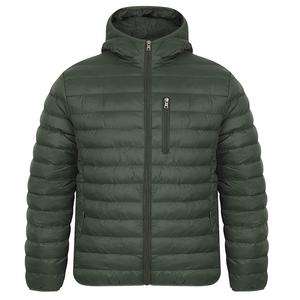 Veste matelassée d'hiver pour homme, en toile patchwork, coupe-vent, légère, chaude, style streetwear décontracté - Product Image 1