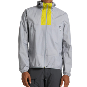 <b>Men's</b> Hooded Windproof <b>Canvas</b> <b>Jacket</b> Solid Color Sporty Style Winter Wear Front Logo Polyester Material Regular Fit - Product Image 1